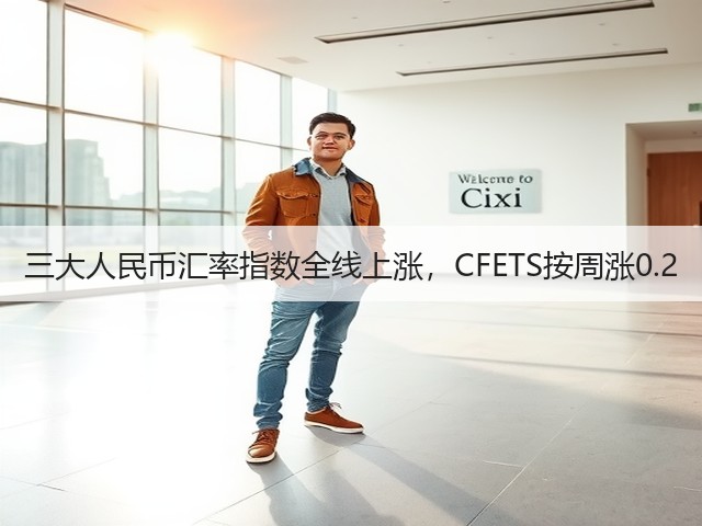 三大人民币汇率指数全线上涨，CFETS按周涨0.2(图1)