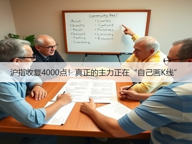 沪指收复4000点!真正的主力正在“自己画K线”(图2) 沪指收复4000点!真正的主力正在“自己画K线”(图2)