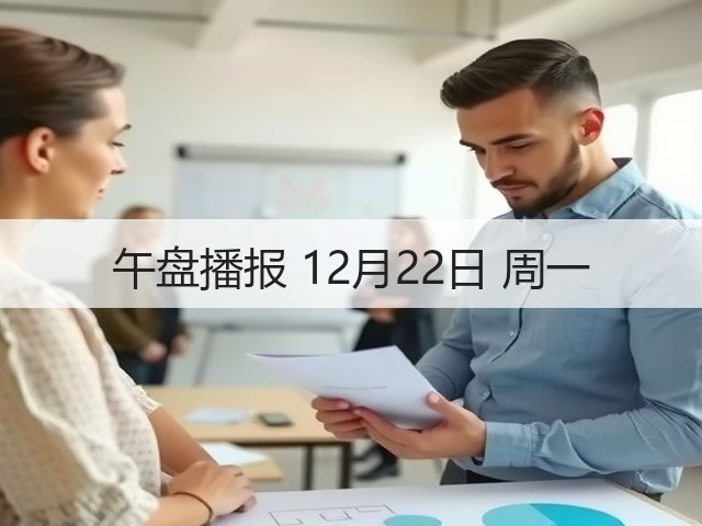 午盘播报 12月22日 周一(图3) 午盘播报 12月22日 周一(图3)