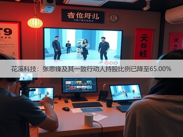 花溪科技：张思锋及其一致行动人持股比例已降至65.00%(图3)