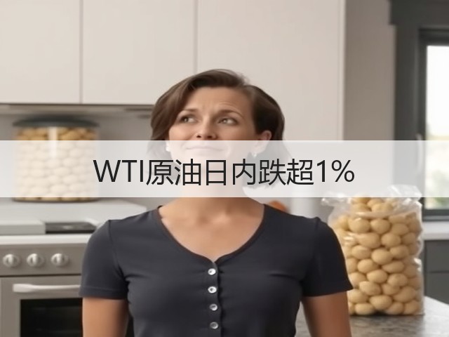 WTI原油日内跌超1%(图3)