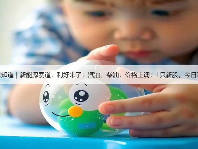 上证早知道|新能源赛道,利好来了;汽油、柴油,价格上调;1只新股,今日可申购(图2) 上证早知道|新能源赛道,利好来了;汽油、柴油,价格上调;1只新股,今日可申购(图2)