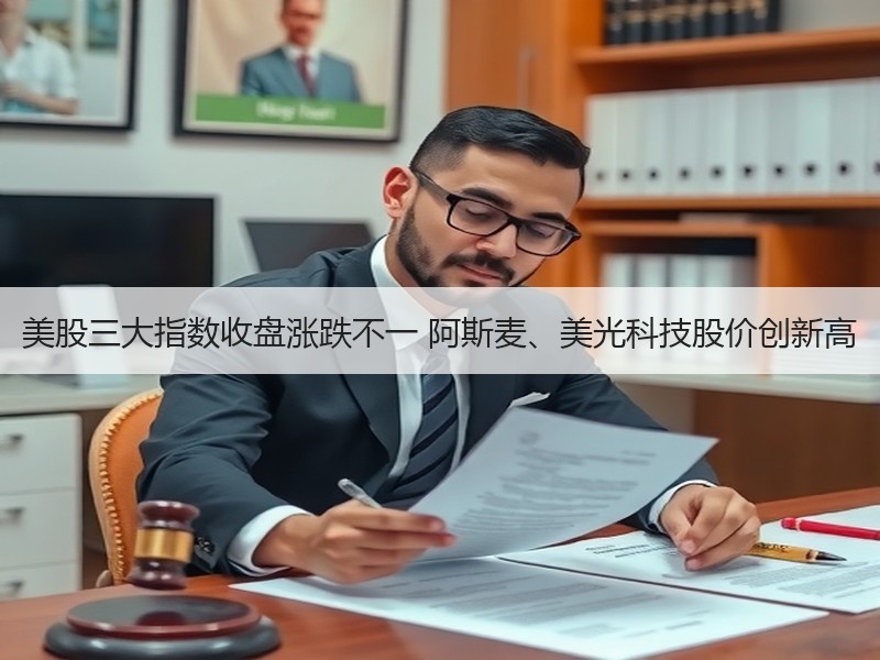 美股三大指数收盘涨跌不一 阿斯麦、美光科技股价创新高