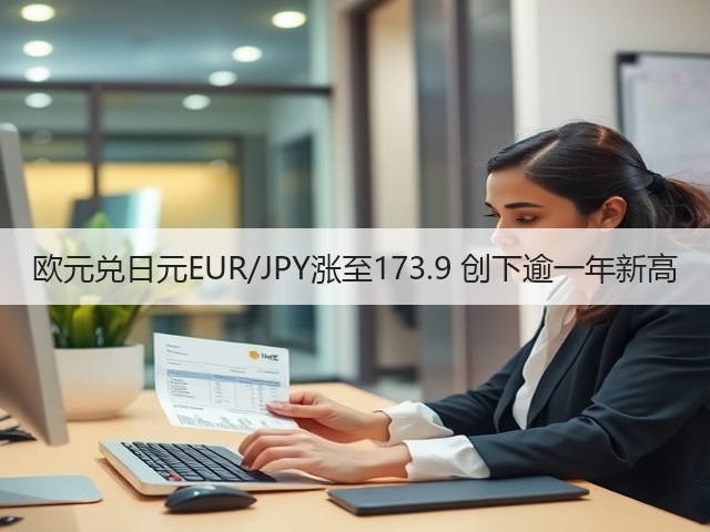 欧元兑日元EUR/JPY涨至173.9 创下逾一年新高(图1)