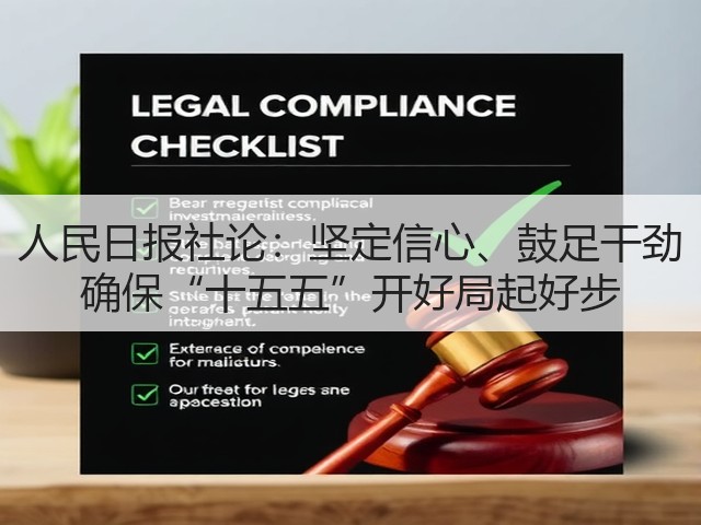 人民日报社论:坚定信心、鼓足干劲 确保“十五五”开好局起好步(图2) 人民日报社论:坚定信心、鼓足干劲 确保“十五五”开好局起好步(图2)