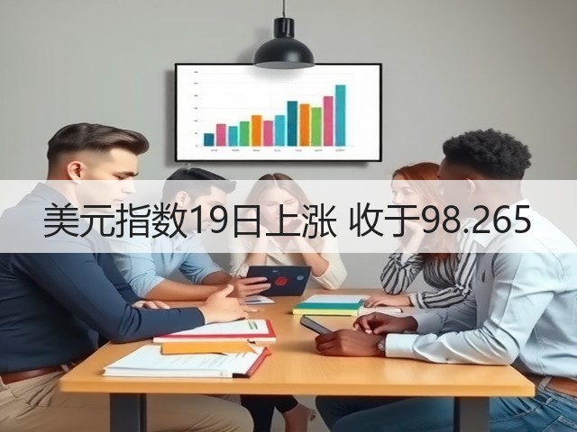 美元指数19日上涨 收于98.265(图3) 美元指数19日上涨 收于98.265(图3)
