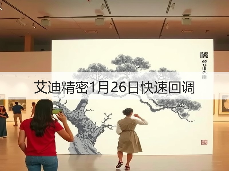 艾迪精密1月26日快速回调