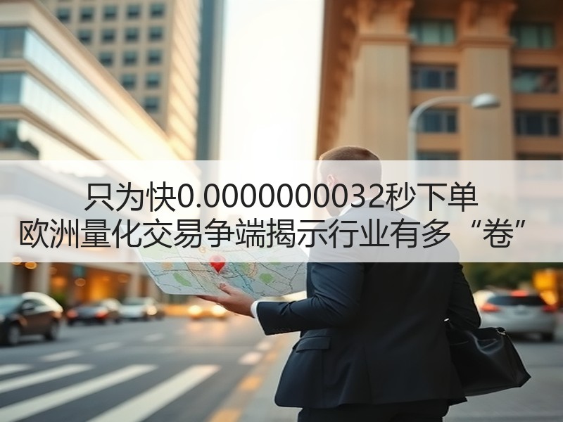 只为快0.0000000032秒下单 欧洲量化交易争端揭示行业有多“卷”