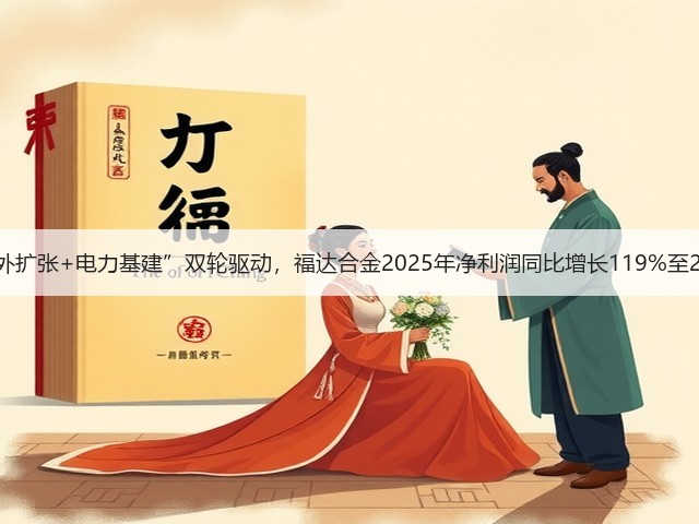 “海外扩张+电力基建”双轮驱动,福达合金2025年净利润同比增长119%至220%(图1) “海外扩张+电力基建”双轮驱动,福达合金2025年净利润同比增长119%至220%(图1)