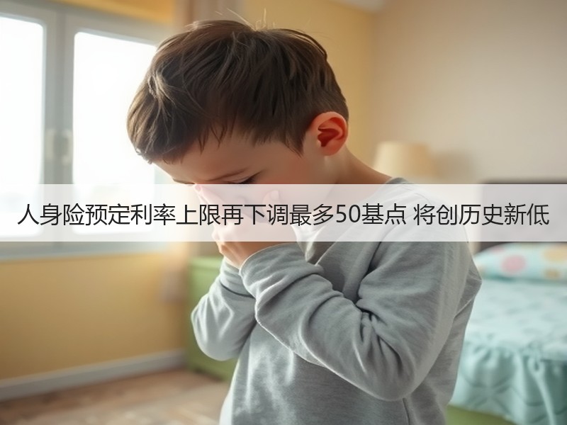 人身险预定利率上限再下调最多50基点 将创历史新低