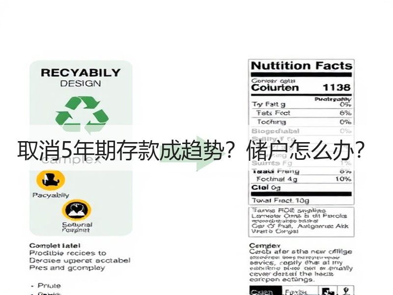 取消5年期存款成趋势？储户怎么办？