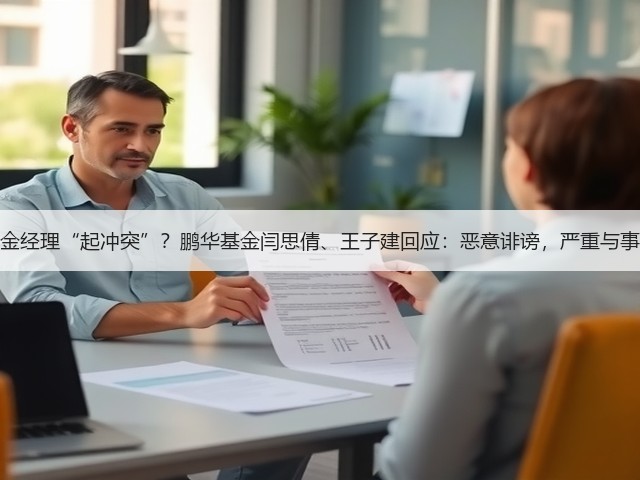 网传基金经理“起冲突”？鹏华基金闫思倩、王子建回应：恶意诽谤，严重与事实不符(图3)