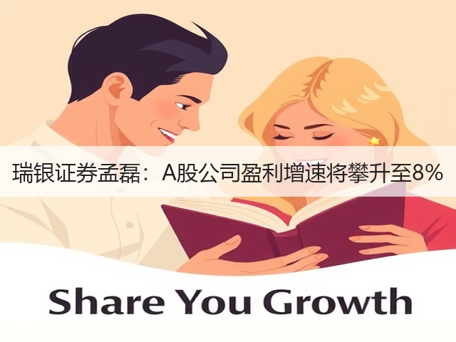 瑞银证券孟磊:A股公司盈利增速将攀升至8%(图1) 瑞银证券孟磊:A股公司盈利增速将攀升至8%(图1)