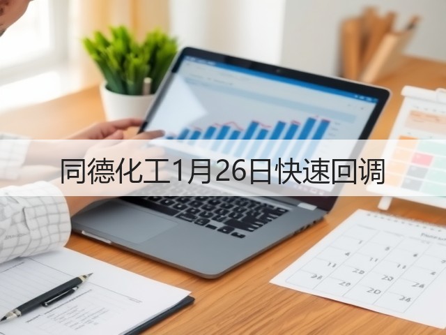同德化工1月26日快速回调(图2)