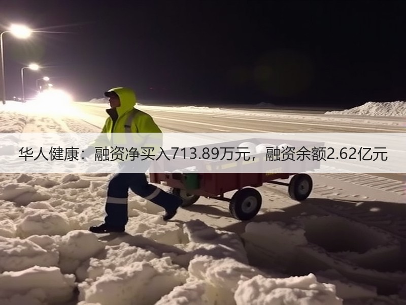 华人健康：融资净买入713.89万元，融资余额2.62亿元