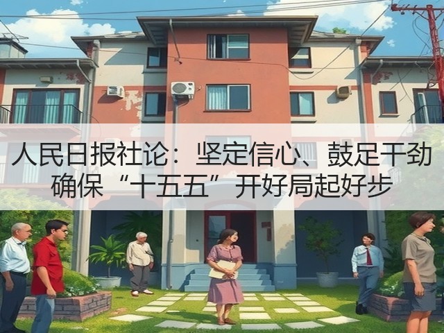 人民日报社论:坚定信心、鼓足干劲 确保“十五五”开好局起好步(图3) 人民日报社论:坚定信心、鼓足干劲 确保“十五五”开好局起好步(图3)