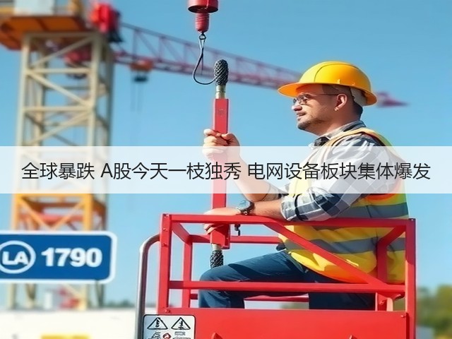 全球暴跌 A股今天一枝独秀 电网设备板块集体爆发(图1)