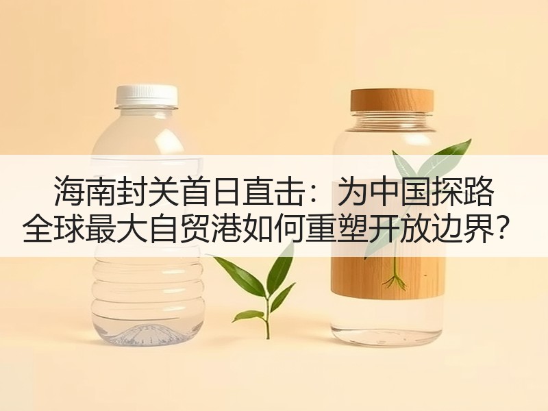 海南封关首日直击：为中国探路 全球最大自贸港如何重塑开放边界？