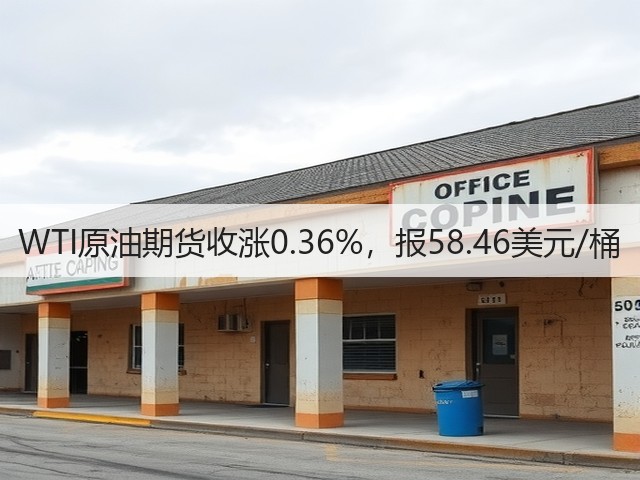 WTI原油期货收涨0.36%，报58.46美元/桶(图2)