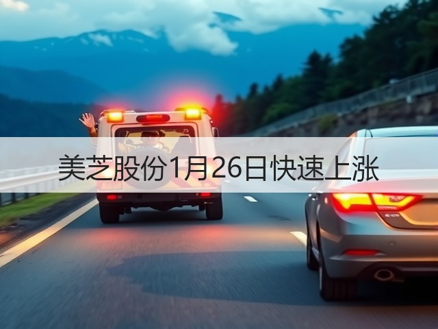 美芝股份1月26日快速上涨(图2) 美芝股份1月26日快速上涨(图2)