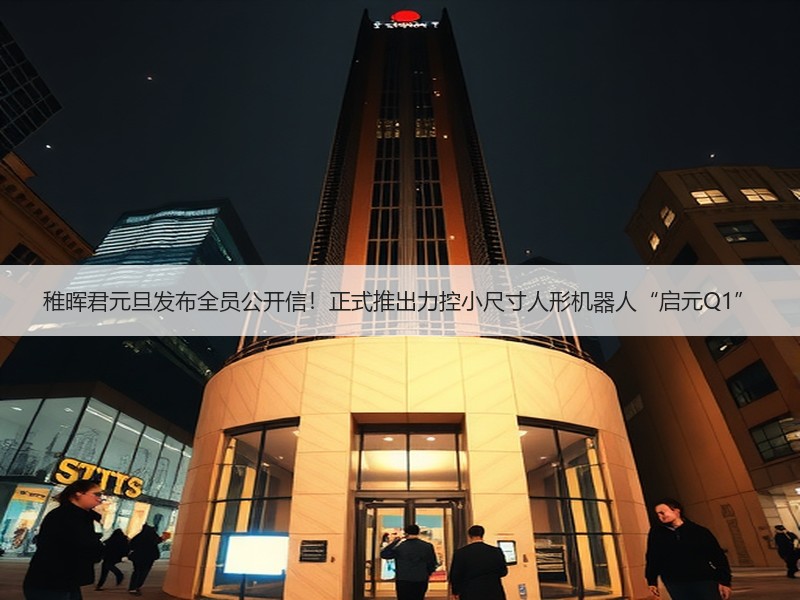 稚晖君元旦发布全员公开信！正式推出力控小尺寸人形机器人“启元Q1”