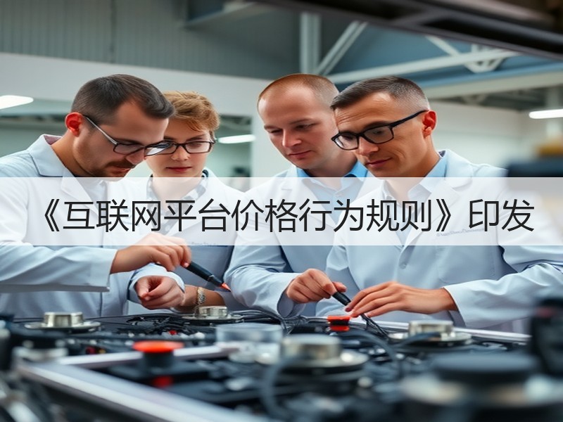 《互联网平台价格行为规则》印发