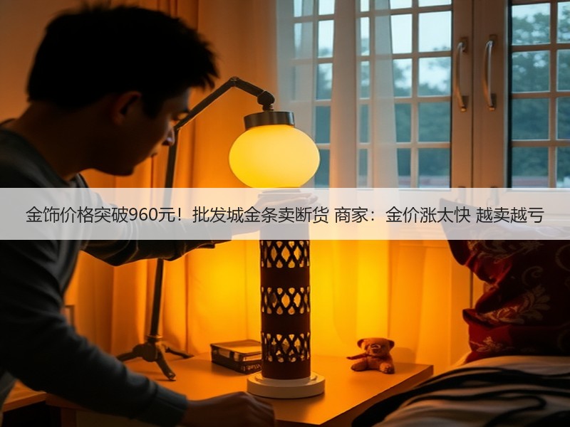金饰价格突破960元！批发城金条卖断货 商家：金价涨太快 越卖越亏