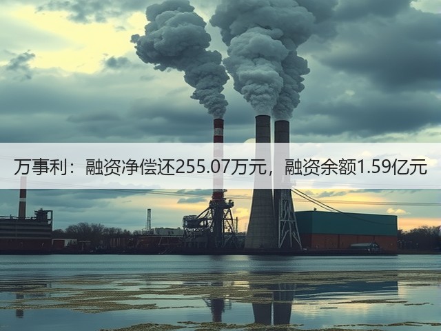 万事利:融资净偿还255.07万元,融资余额1.59亿元(图3) 万事利:融资净偿还255.07万元,融资余额1.59亿元(图3)