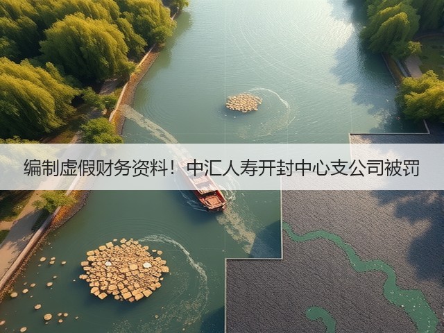 编制虚假财务资料!中汇人寿开封中心支公司被罚(图1) 编制虚假财务资料!中汇人寿开封中心支公司被罚(图1)