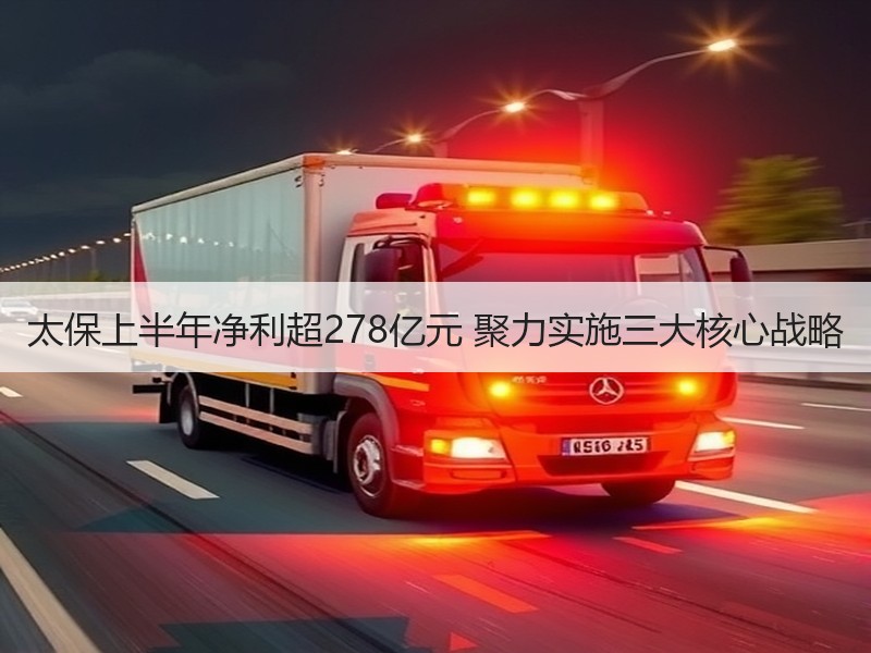 太保上半年净利超278亿元 聚力实施三大核心战略