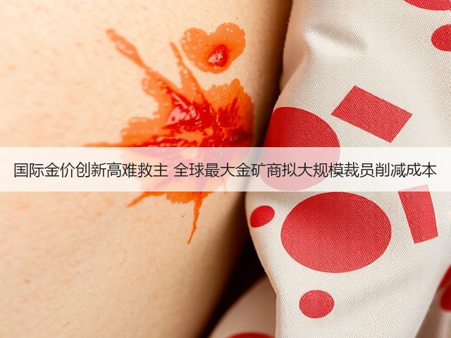 国际金价创新高难救主 全球最大金矿商拟大规模裁员削减成本(图2) 国际金价创新高难救主 全球最大金矿商拟大规模裁员削减成本(图2)