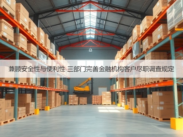 兼顾安全性与便利性 三部门完善金融机构客户尽职调查规定(图1) 兼顾安全性与便利性 三部门完善金融机构客户尽职调查规定(图1)