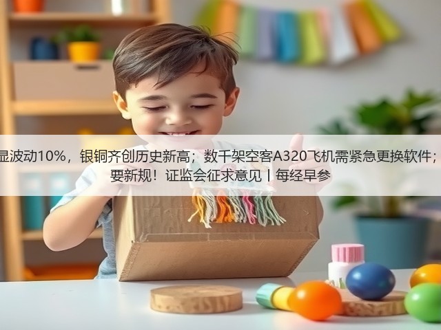 美股五连涨,英特尔明显波动10%,银铜齐创历史新高;数千架空客A320飞机需紧急更换软件;香港将下半旗志哀;重要新规!证监会征求意见丨每经早参(图1) 美股五连涨,英特尔明显波动10%,银铜齐创历史新高;数千架空客A320飞机需紧急更换软件;香港将下半旗志哀;重要新规!证监会征求意见丨每经早参(图1)