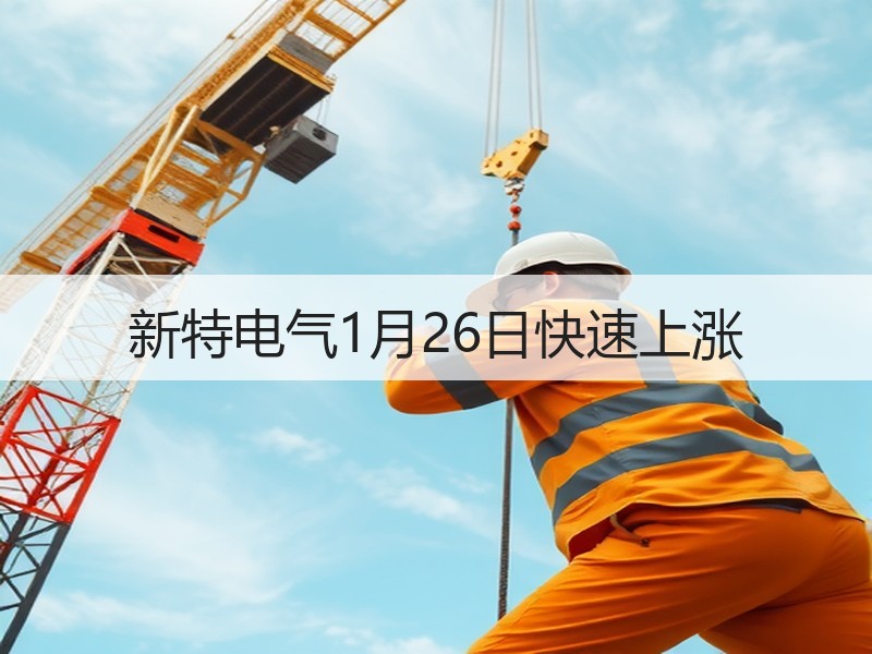 新特电气1月26日快速上涨