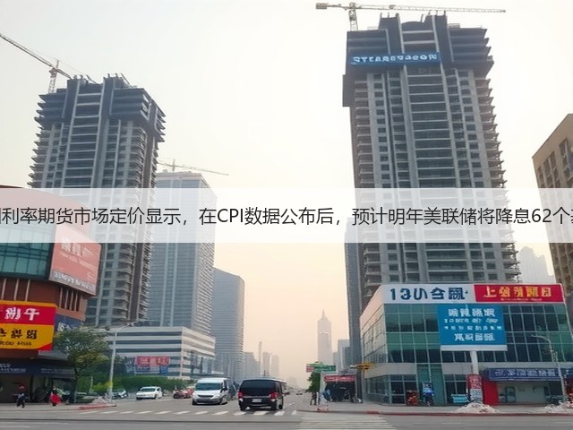 美国利率期货市场定价显示，在CPI数据公布后，预计明年美联储将降息62个基点(图3)