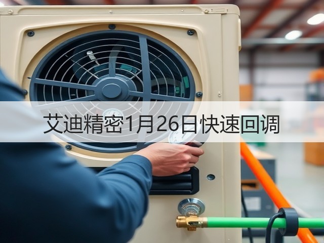 艾迪精密1月26日快速回调(图2) 艾迪精密1月26日快速回调(图2)