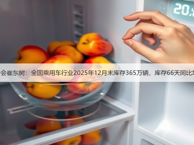 乘联分会崔东树：全国乘用车行业2025年12月末库存365万辆，库存66天同比增20天(图3)