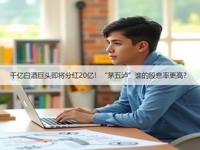 千亿白酒巨头即将分红20亿!“茅五泸”谁的股息率更高?(图1) 千亿白酒巨头即将分红20亿!“茅五泸”谁的股息率更高?(图1)
