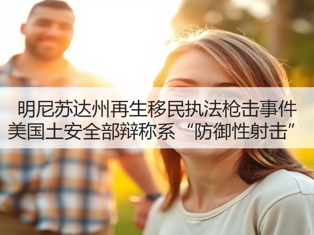 明尼苏达州再生移民执法枪击事件 美国土安全部辩称系“防御性射击”(图2)