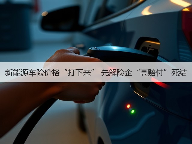 新能源车险价格“打下来” 先解险企“高赔付”死结(图2)