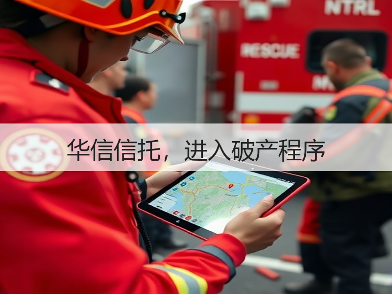 华信信托，进入破产程序