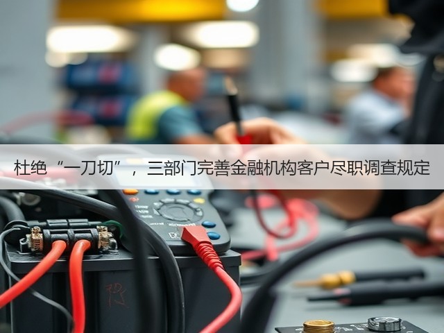 杜绝“一刀切”,三部门完善金融机构客户尽职调查规定(图2) 杜绝“一刀切”,三部门完善金融机构客户尽职调查规定(图2)