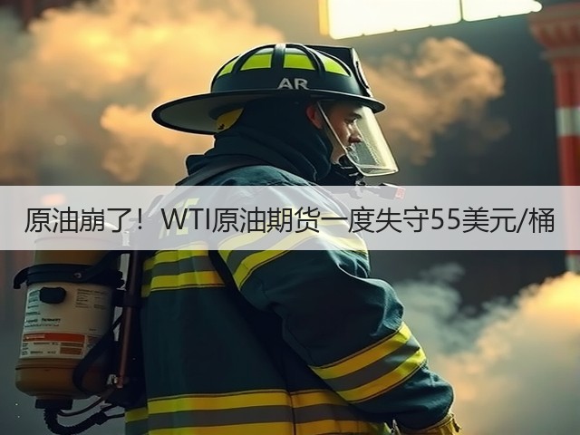 原油崩了！WTI原油期货一度失守55美元/桶(图2)
