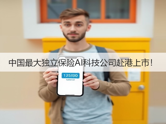 中国最大独立保险AI科技公司赴港上市!(图1) 中国最大独立保险AI科技公司赴港上市!(图1)