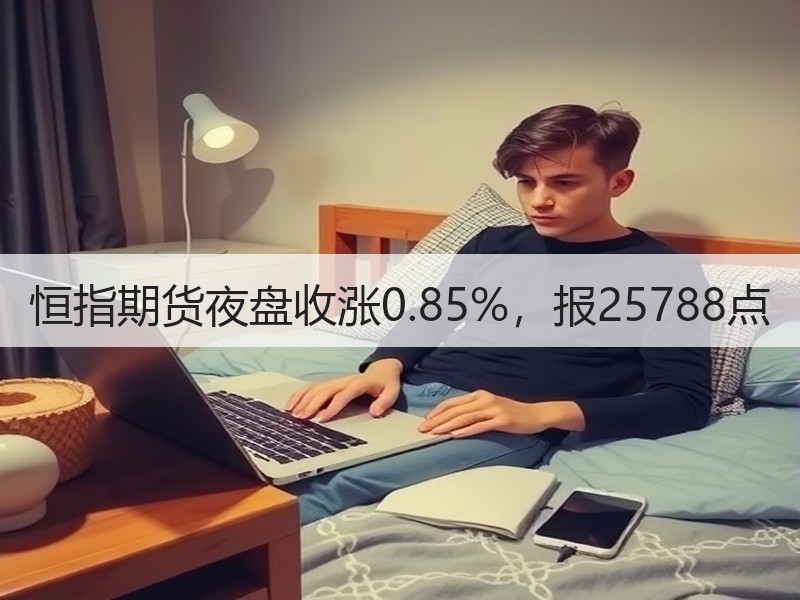 恒指期货夜盘收涨0.85%，报25788点