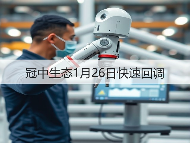 冠中生态1月26日快速回调(图2) 冠中生态1月26日快速回调(图2)