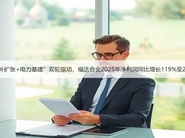 “海外扩张+电力基建”双轮驱动，福达合金2025年净利润同比增长119%至220%(图3)