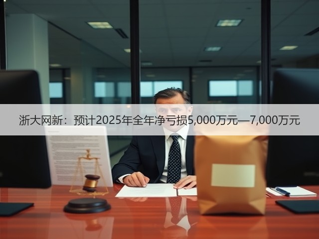 浙大网新:预计2025年全年净亏损5,000万元—7,000万元(图1) 浙大网新:预计2025年全年净亏损5,000万元—7,000万元(图1)