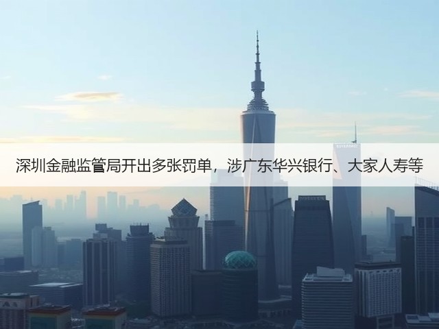 深圳金融监管局开出多张罚单,涉广东华兴银行、大家人寿等(图1) 深圳金融监管局开出多张罚单,涉广东华兴银行、大家人寿等(图1)