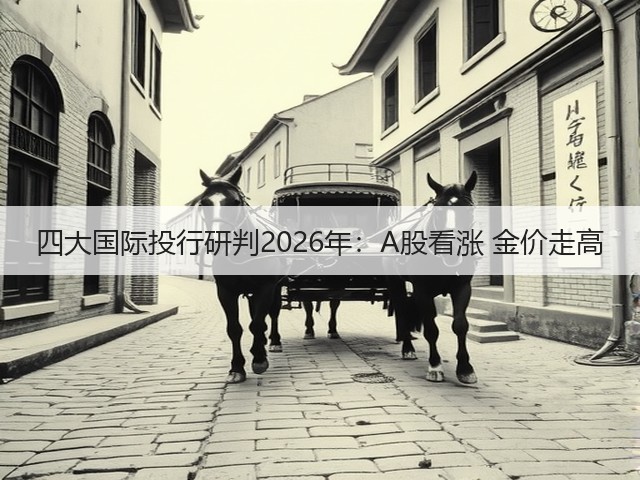 四大国际投行研判2026年：A股看涨 金价走高(图1)
